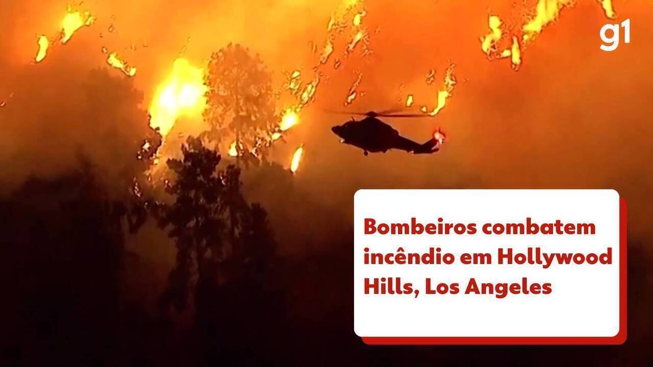 Novo foco de incêndio em Los Angeles se espalha rapidamente perto de endereço das Kardashians, John Travolta e outras celebridades
